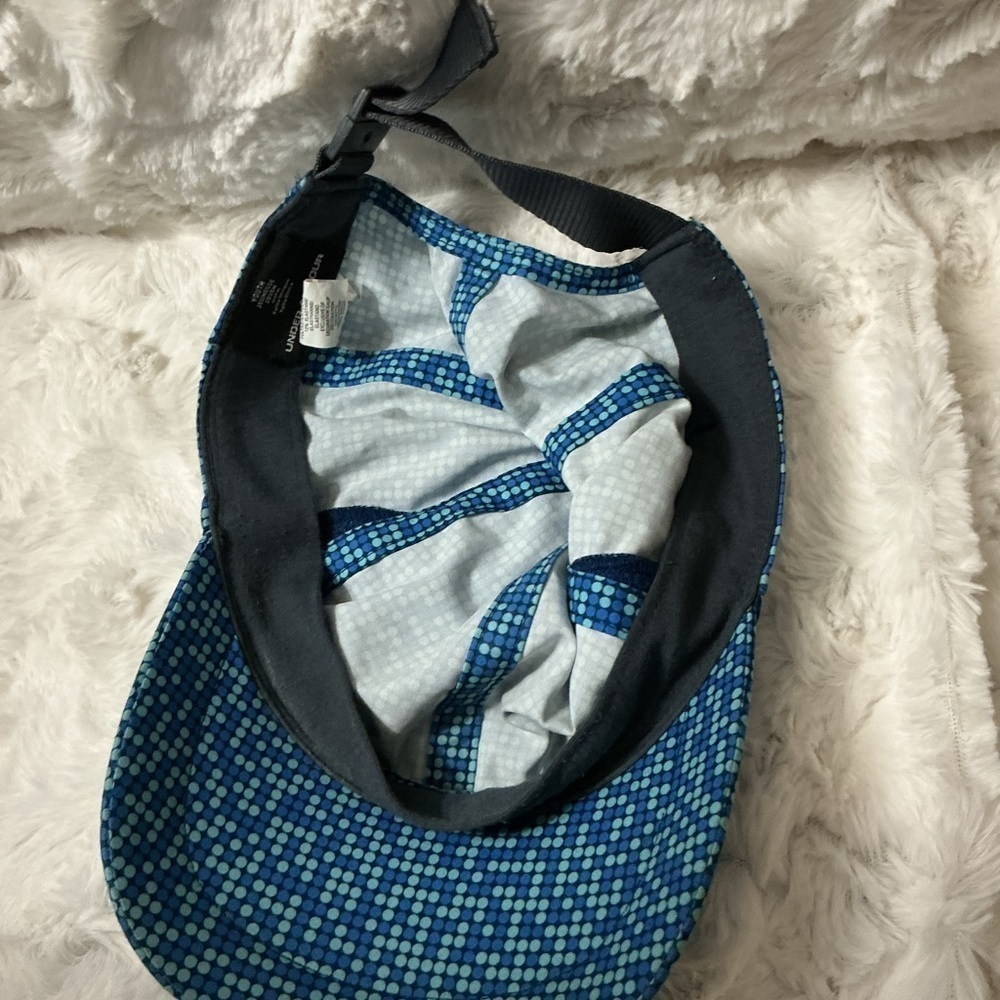 Under Armour Youth Blue and White Patterned Cap - Picture 3 of 4